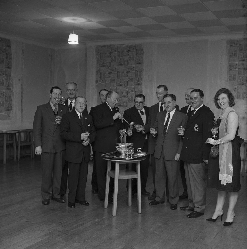 Detail of Royal Naval dinner, Metropole, Isle of Man by Manx Press Pictures