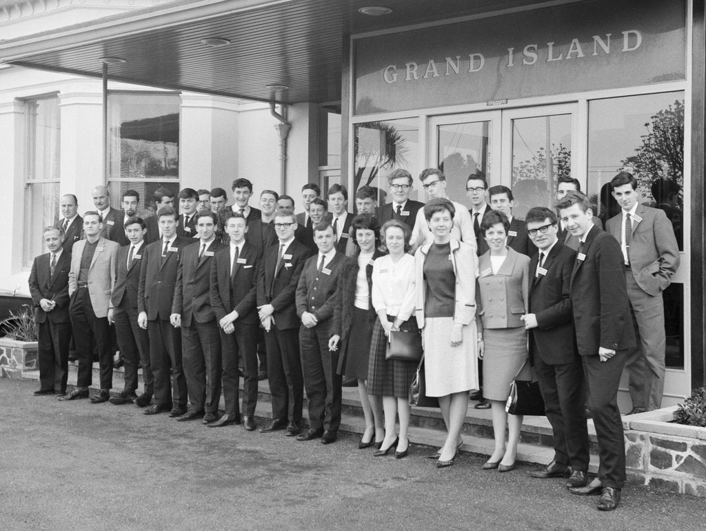 Detail of Travel students at the Grand Island, Isle of Man by Manx Press Pictures