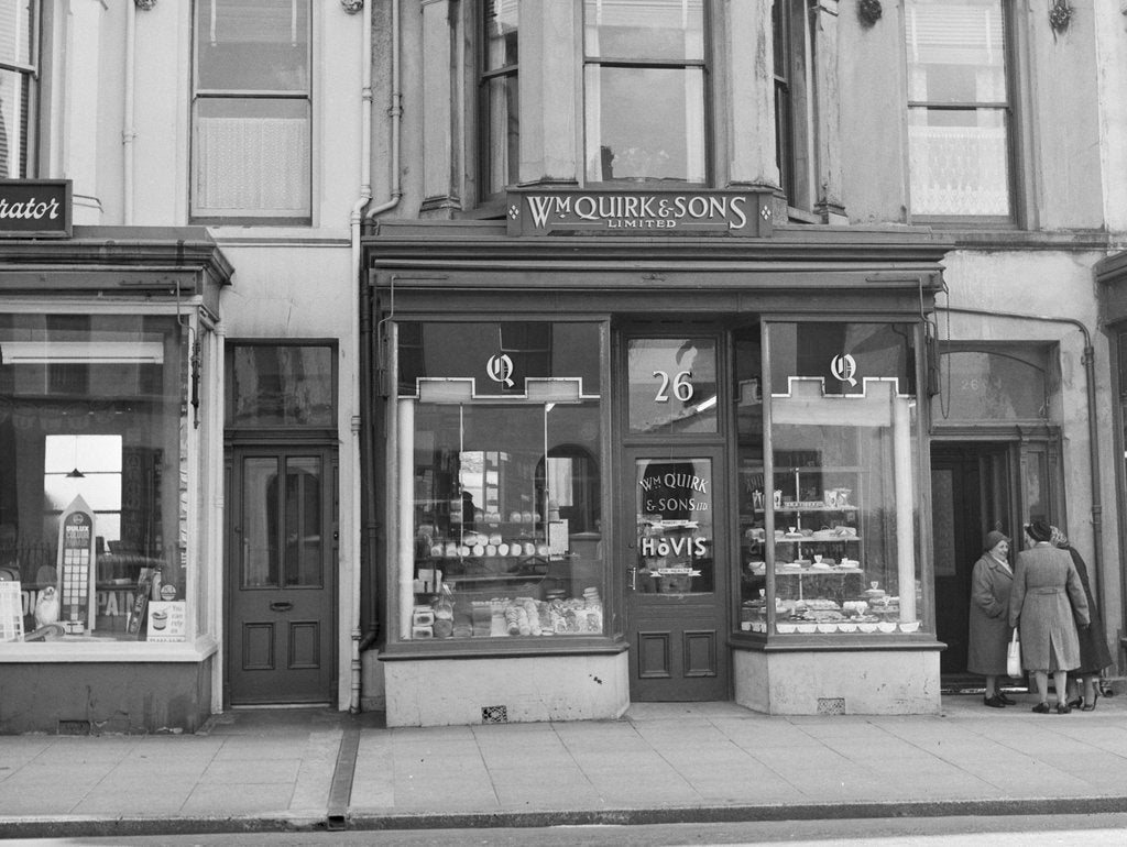 Detail of Quirk's Shop, Prospect Terrace, Douglas by Manx Press Pictures