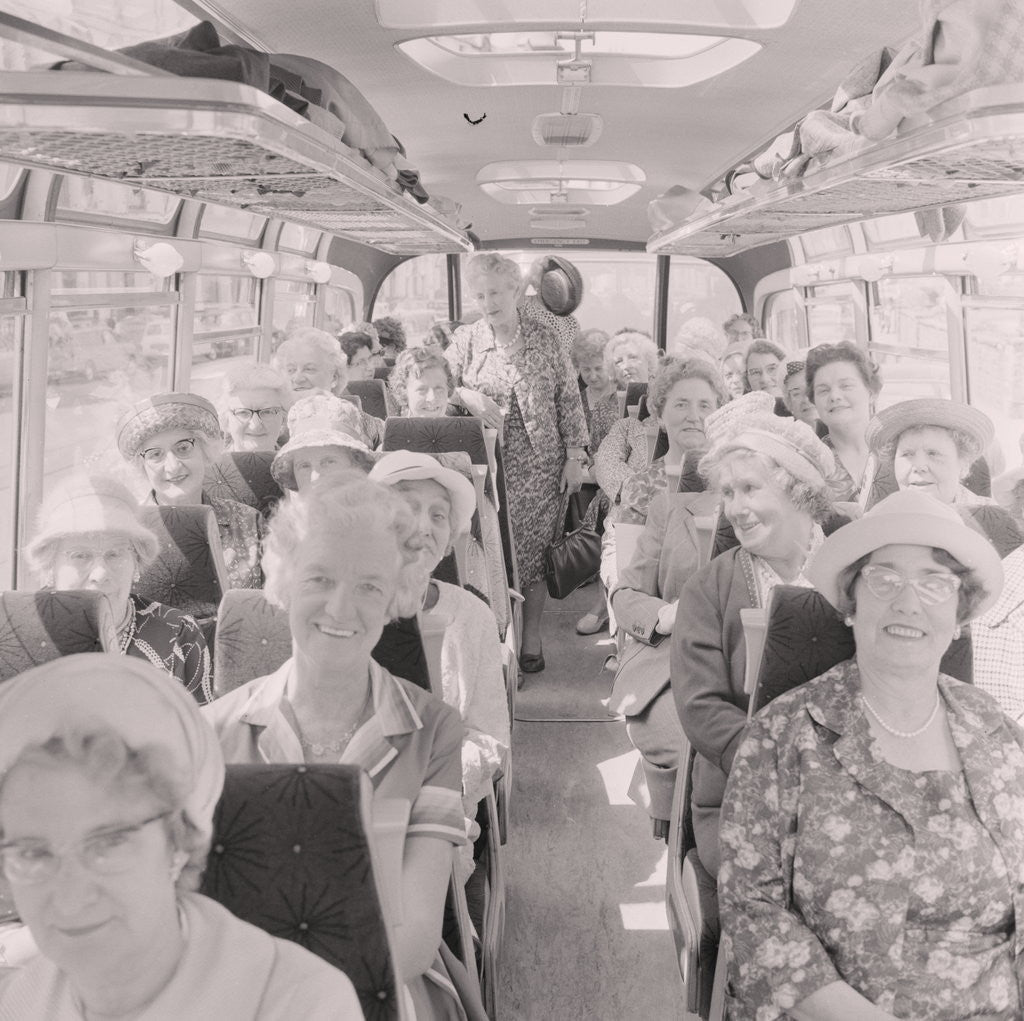Detail of British Legion coach outing by Manx Press Pictures