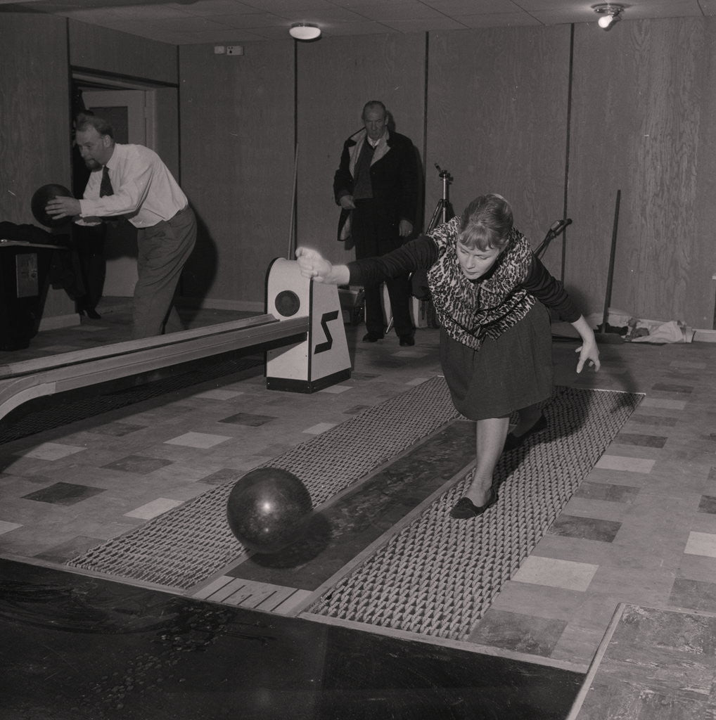Detail of New bowling alley at Douglas Holiday Camp by Manx Press Pictures