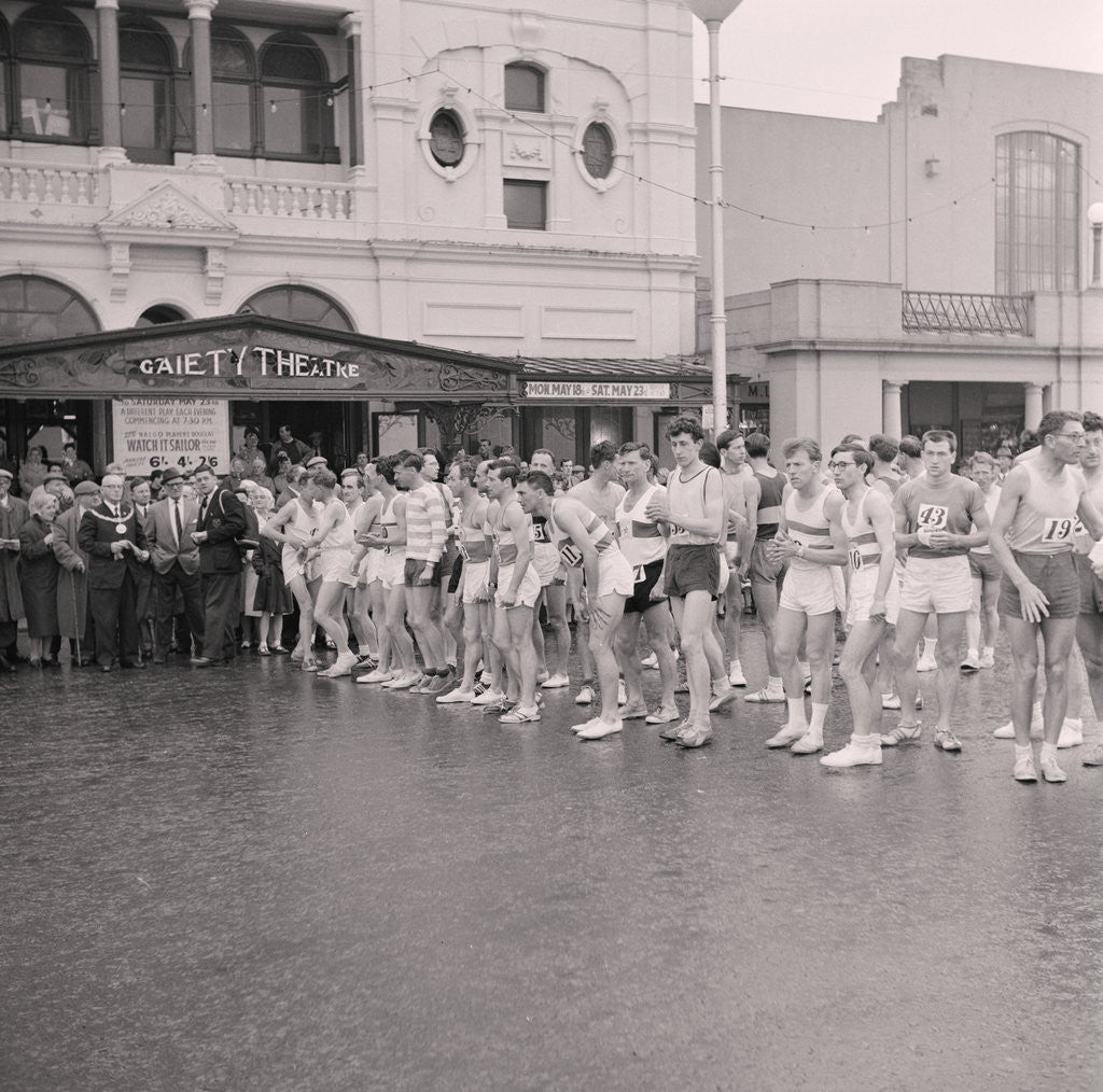 Detail of TT Walk outside the Gaiety Theatre by Manx Press Pictures