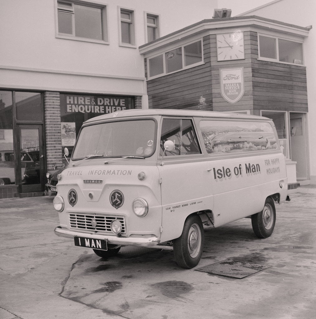 Detail of Tourist Board van by Manx Press Pictures