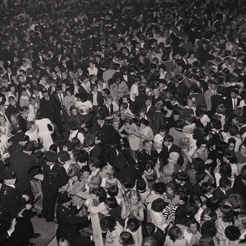 Detail of Crowds for The Rolling Stones at the Palace by Manx Press Pictures