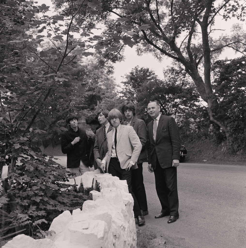 Detail of The Rolling Stones at Fairy Bridge by Manx Press Pictures