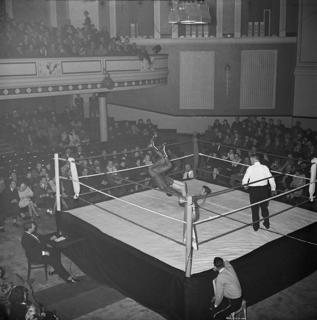 Detail of Wrestling, Villa Marina, Douglas by Manx Press Pictures