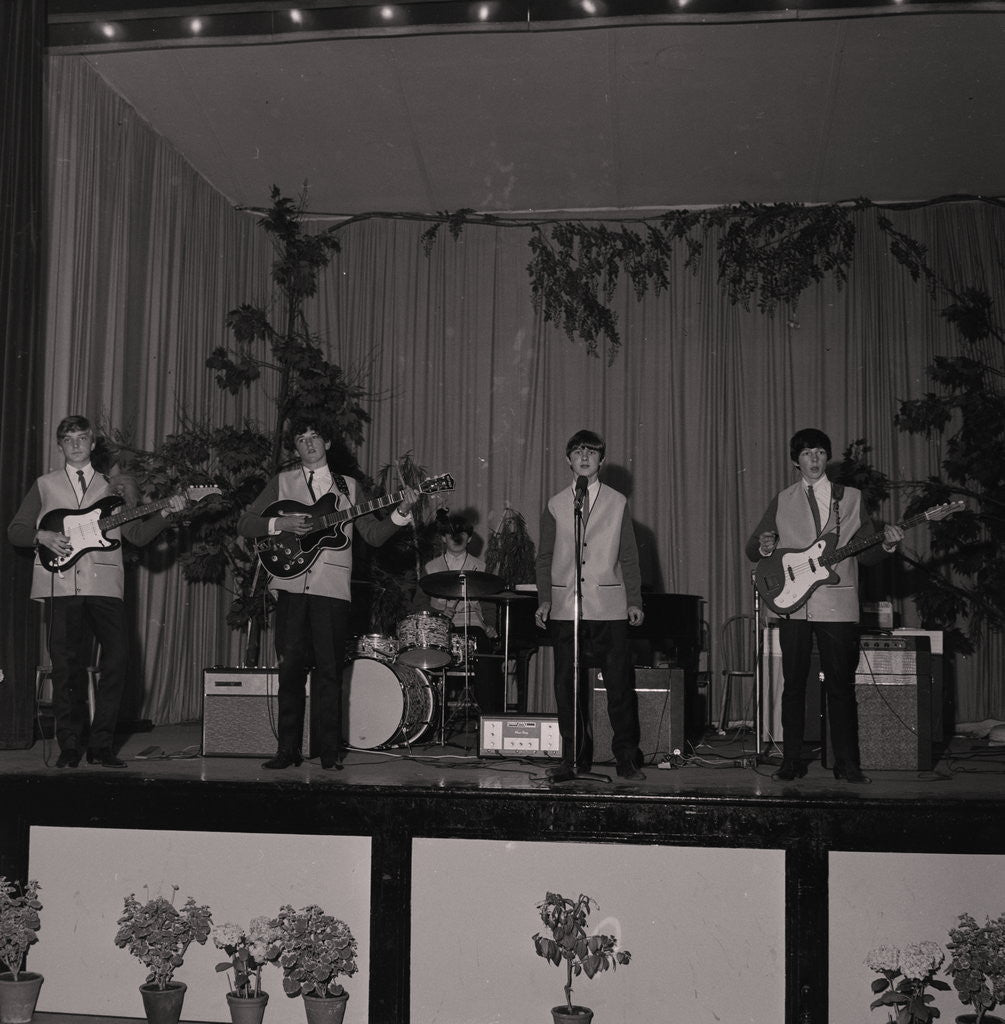 Detail of Holiday Camp beat group by Manx Press Pictures