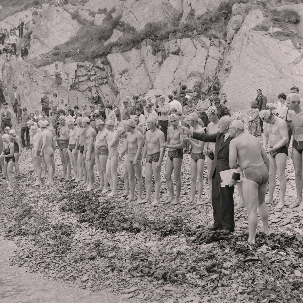 Detail of Cross Bay Swim by Manx Press Pictures