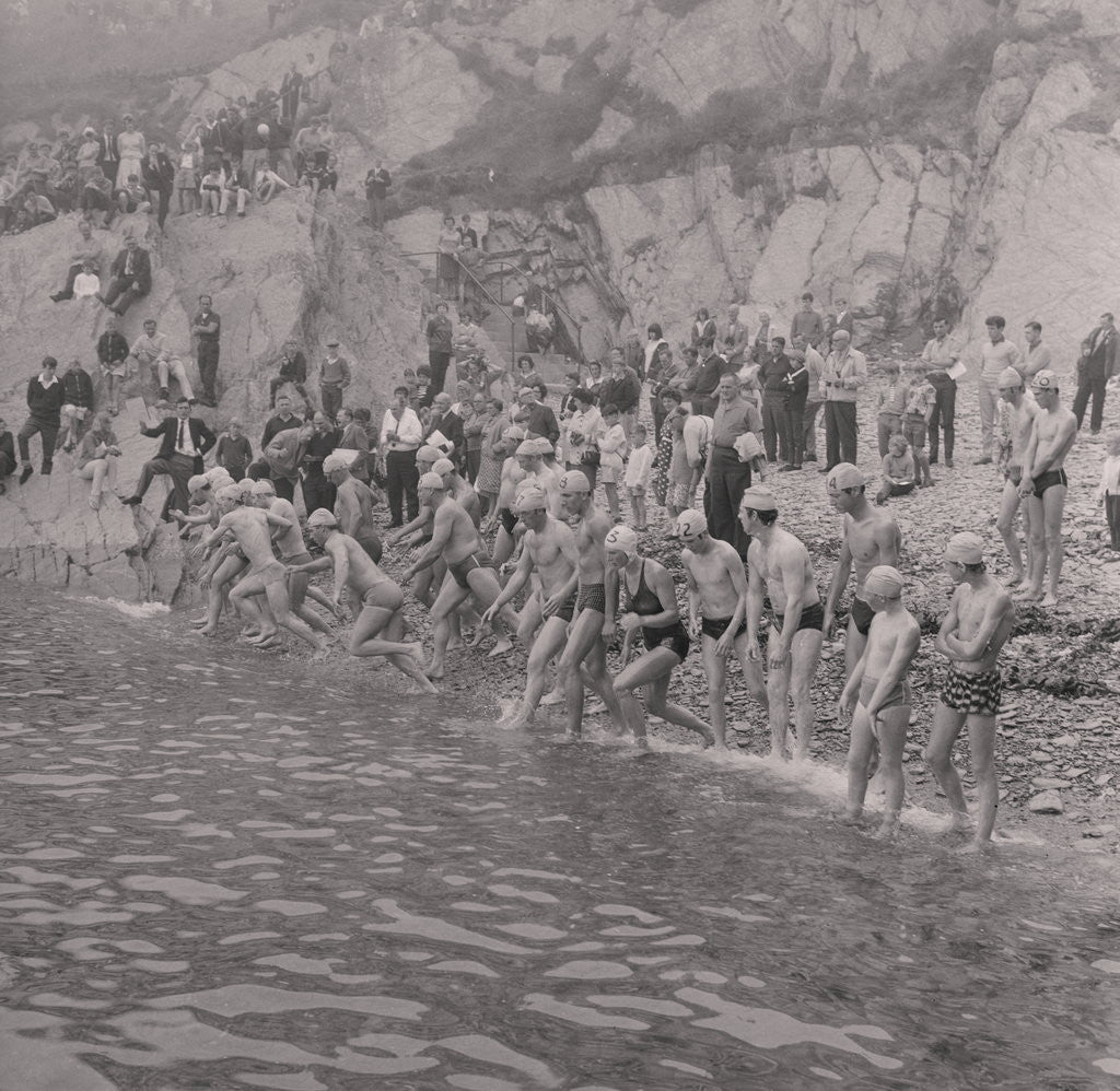Detail of Douglas Bay Swim by Manx Press Pictures