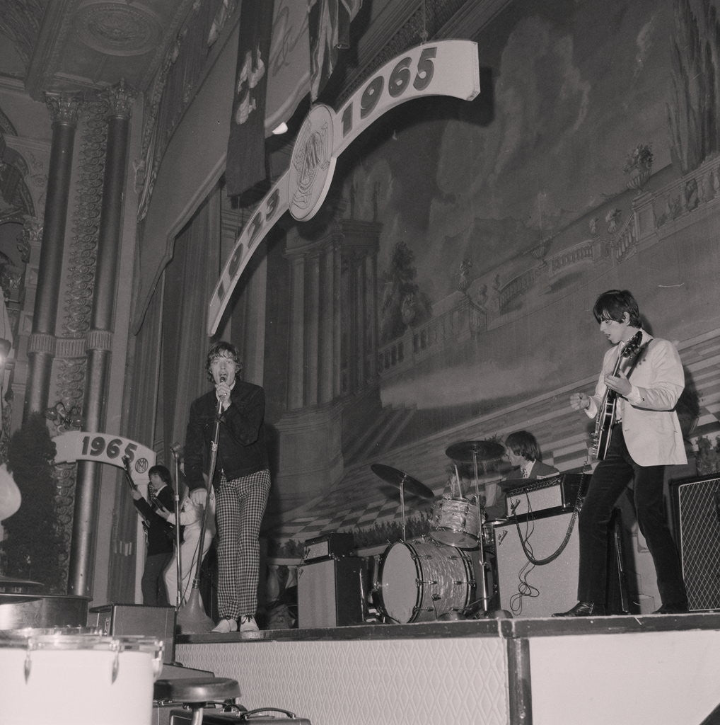 Detail of The Rolling Stones on stage at the Palace by Manx Press Pictures