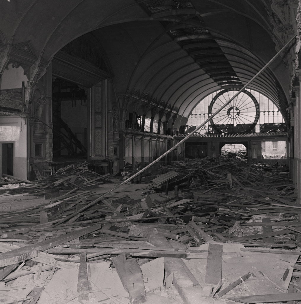 Detail of Demolition of Derby Castle by Manx Press Pictures