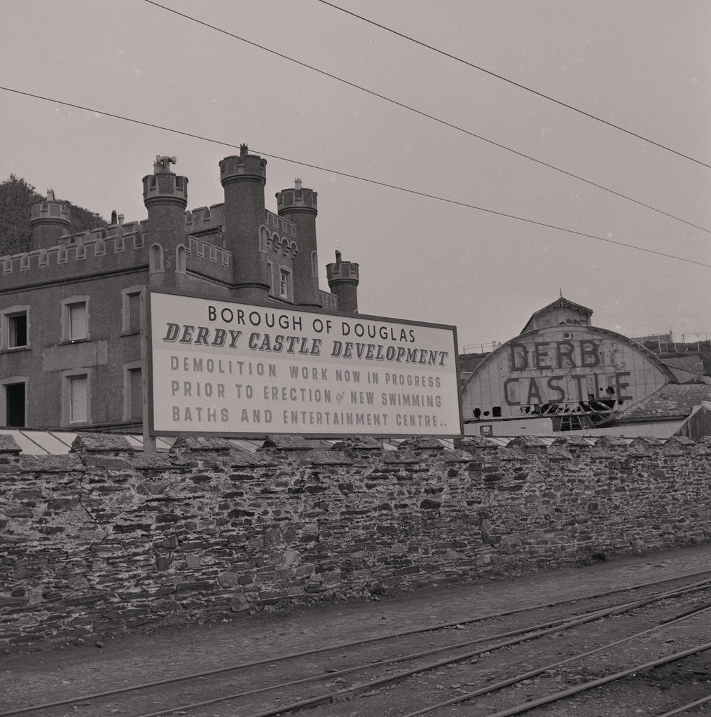 Detail of Demolition of Derby Castle by Manx Press Pictures