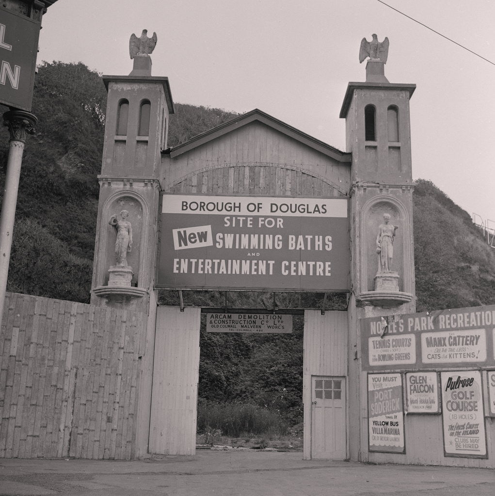 Detail of Demolition of Derby Castle by Manx Press Pictures