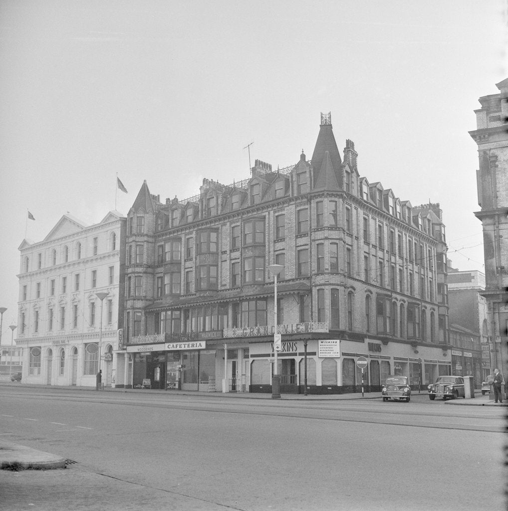 Detail of Peveril Hotel block for Liverpool Company, Douglas Promenade by Manx Press Pictures