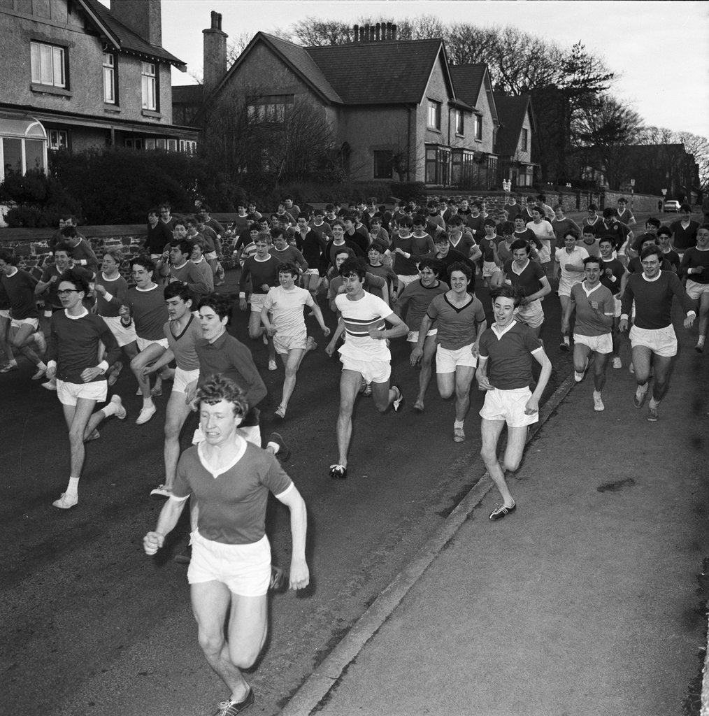 Detail of St Ninian's cross-country run, Isle of Man by Manx Press Pictures