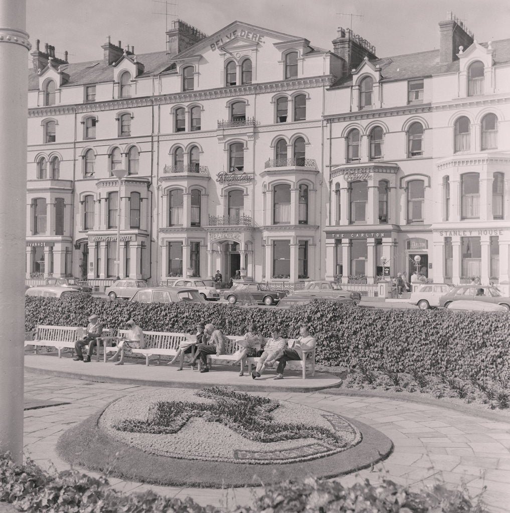 Detail of Belvedere hotel by Manx Press Pictures