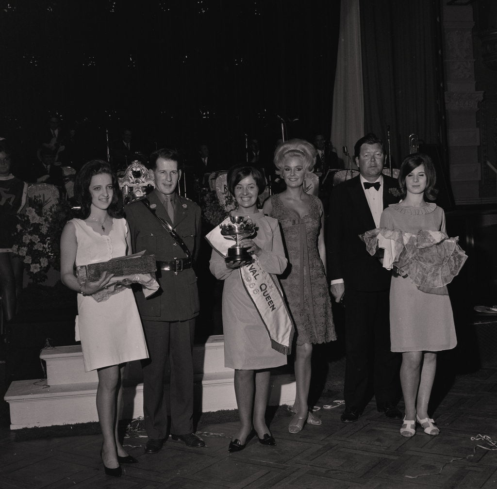 Detail of Carnival Queen with Miss World at the Palace by Manx Press Pictures