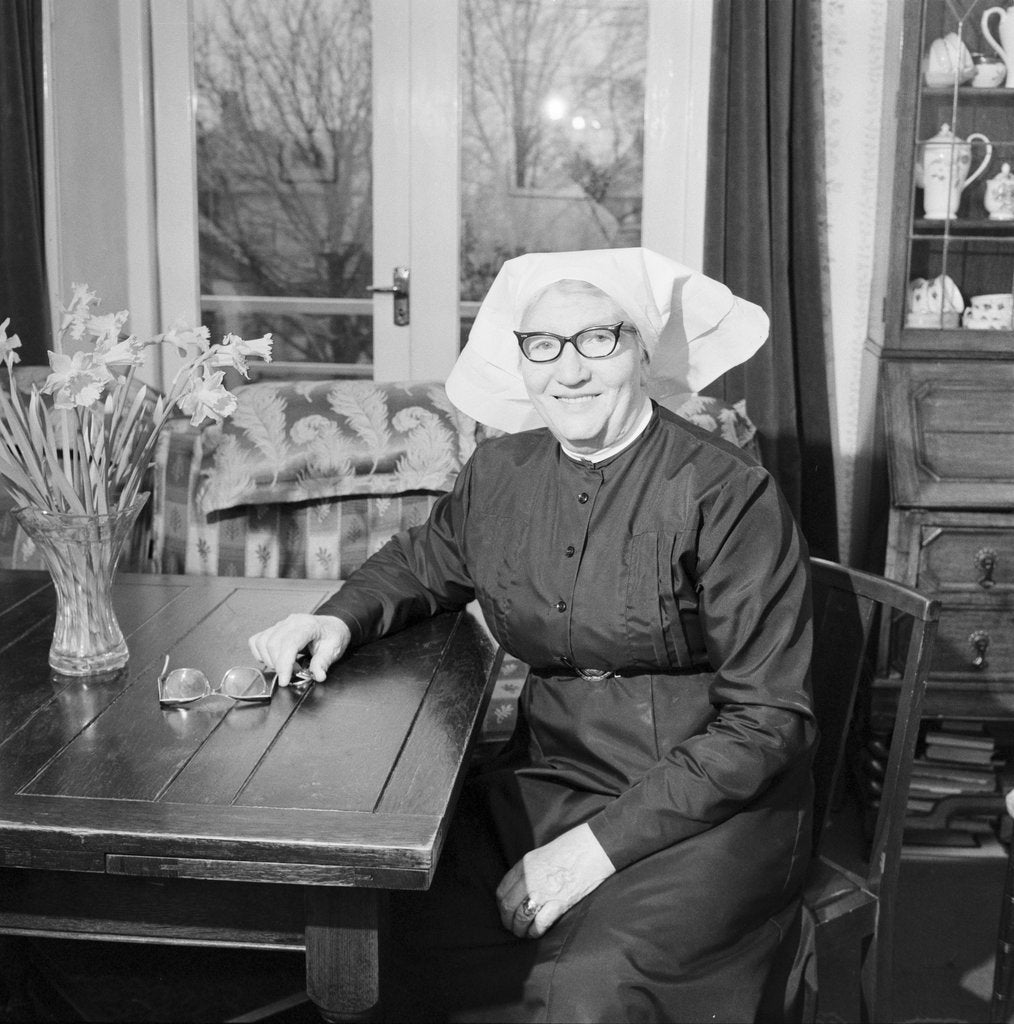 Detail of Matron of Ramsey Home of Rest by Manx Press Pictures
