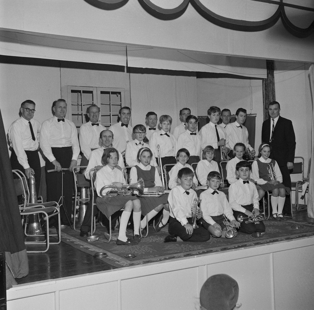 Detail of Onchan Silver Band, Little Theatre, Isle of Man by Manx Press Pictures
