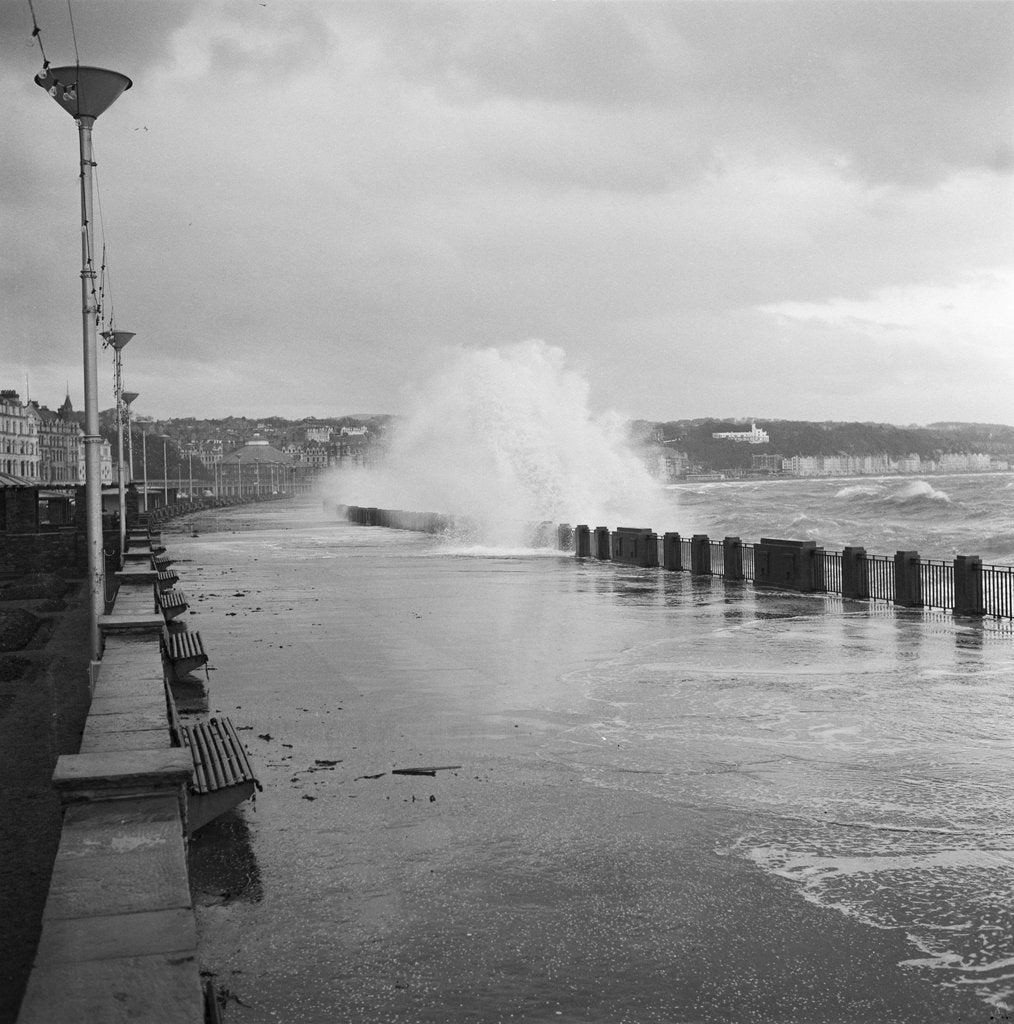 Detail of Storm, Douglas Promenade by Manx Press Pictures