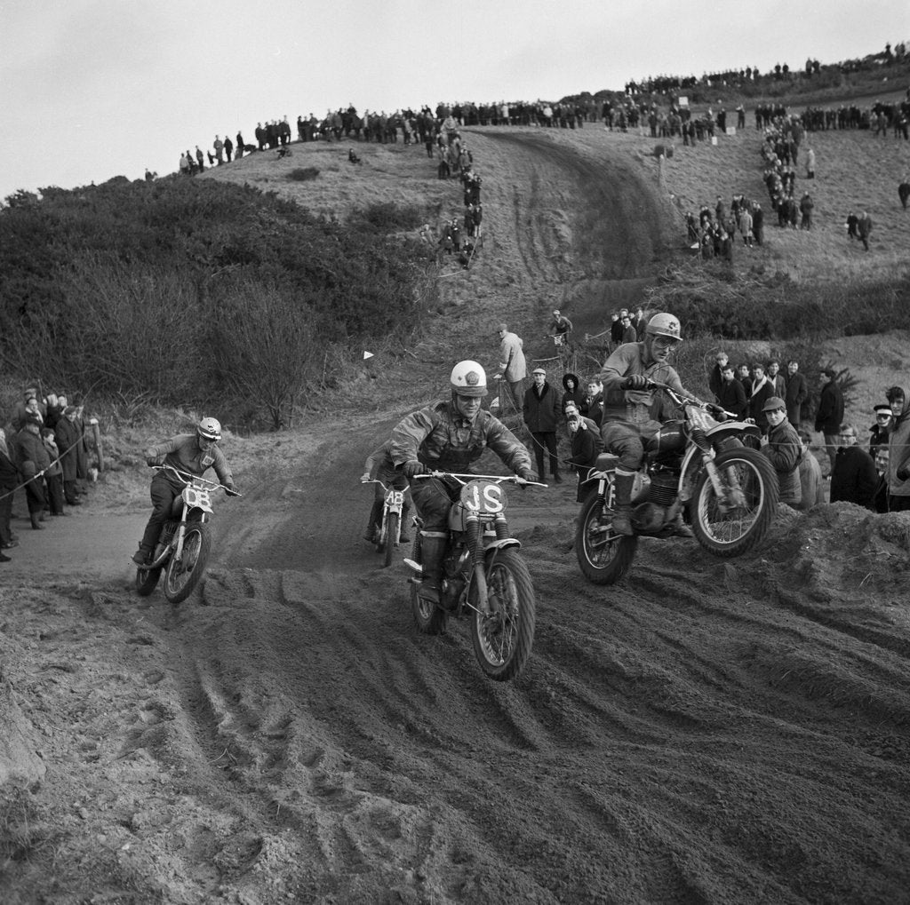 Detail of Motor cycle scramble, Bride by Manx Press Pictures
