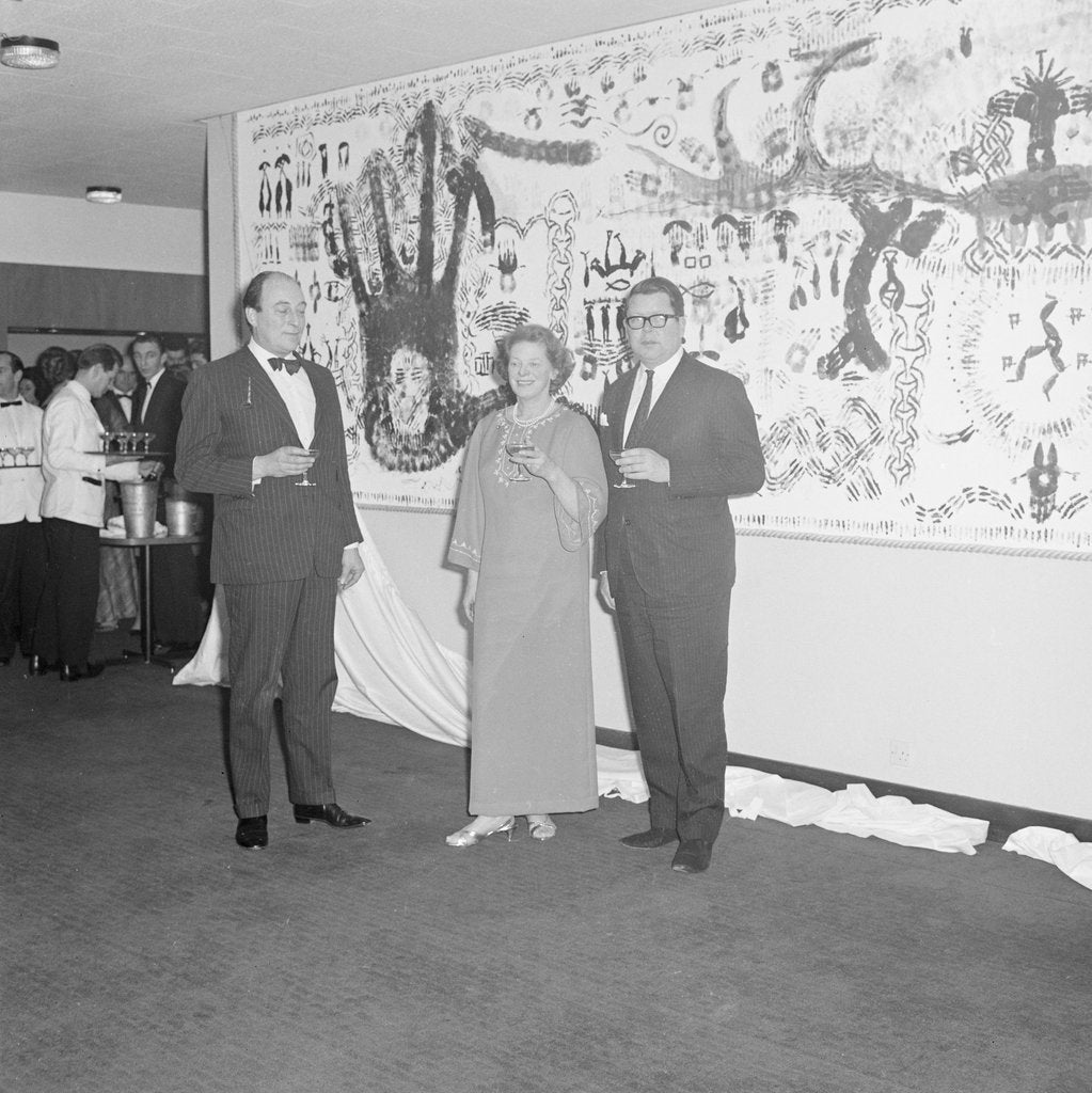 Detail of Unveiling mural at Casino, Douglas by Manx Press Pictures