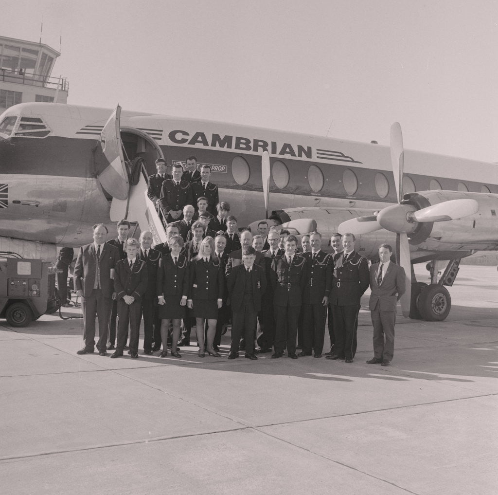 Detail of Town Band at Ronaldsway Airport by Manx Press Pictures