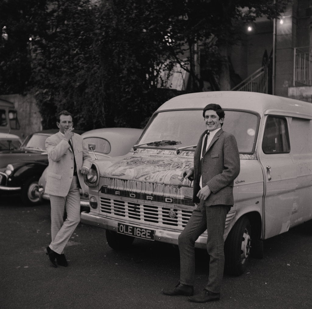 Detail of Pink Floyd's van by Manx Press Pictures