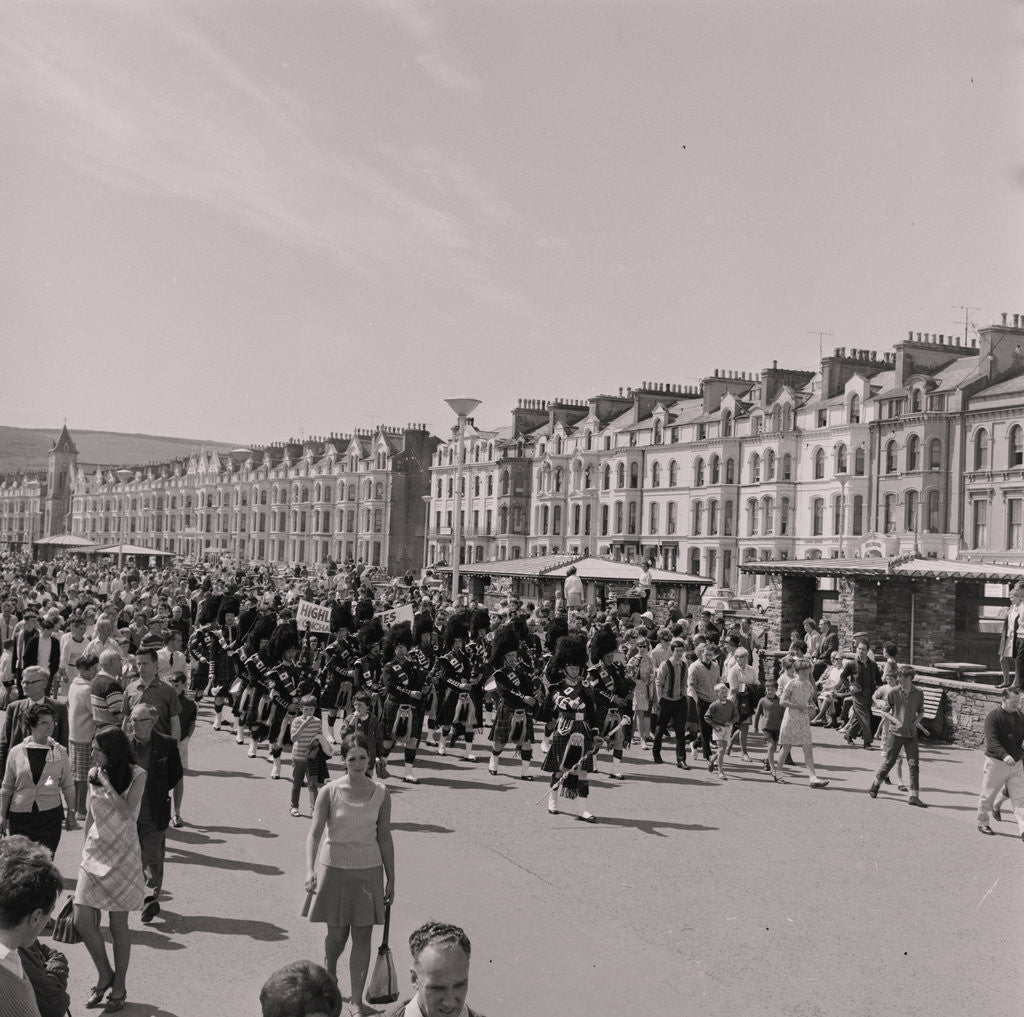 Detail of Scottish Parade on Douglas Promenade by Manx Press Pictures