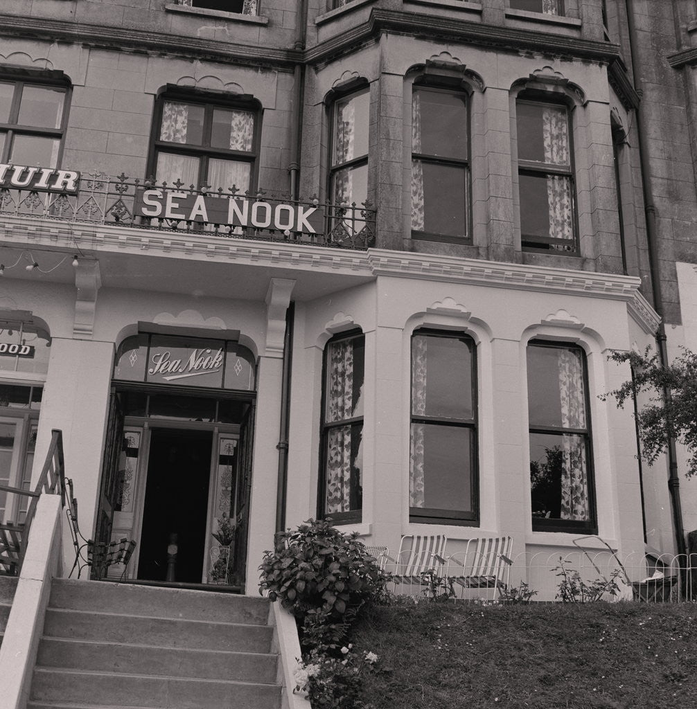 Detail of Sea Nook hotel by Manx Press Pictures