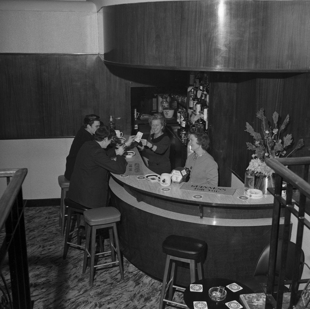 Detail of Mitre Hotel bar, Ramsey by Manx Press Pictures
