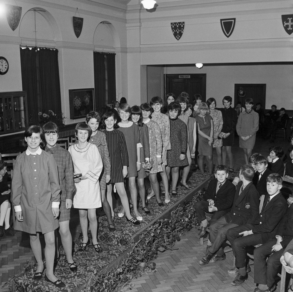 Detail of Fashion Parade, Ramsey Grammar School Christmas Open Day by Manx Press Pictures