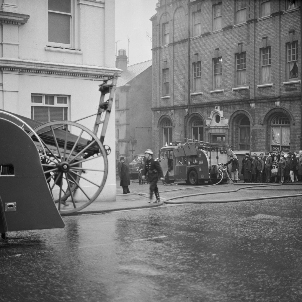 Detail of Fire at Colebourne's, Isle of Man by Manx Press Pictures