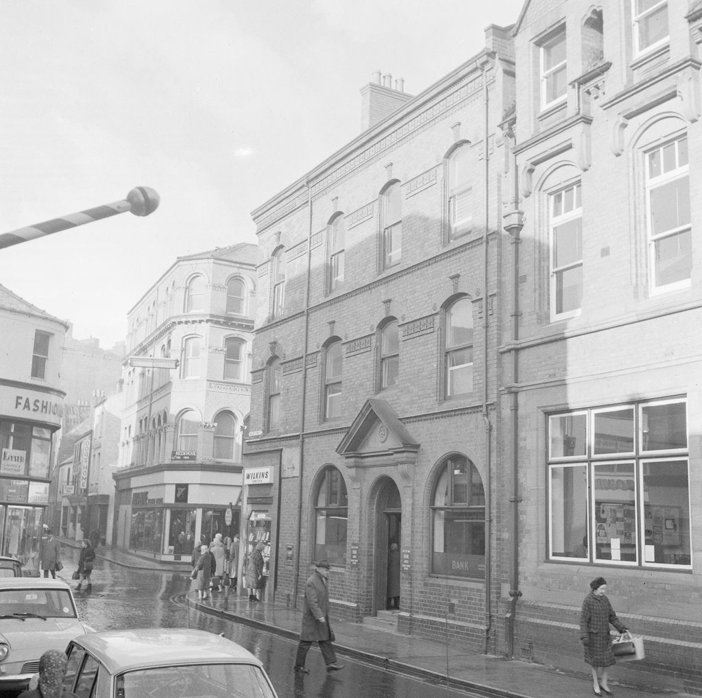 Detail of Isle of Man Bank, Regent Street, Douglas by Manx Press Pictures