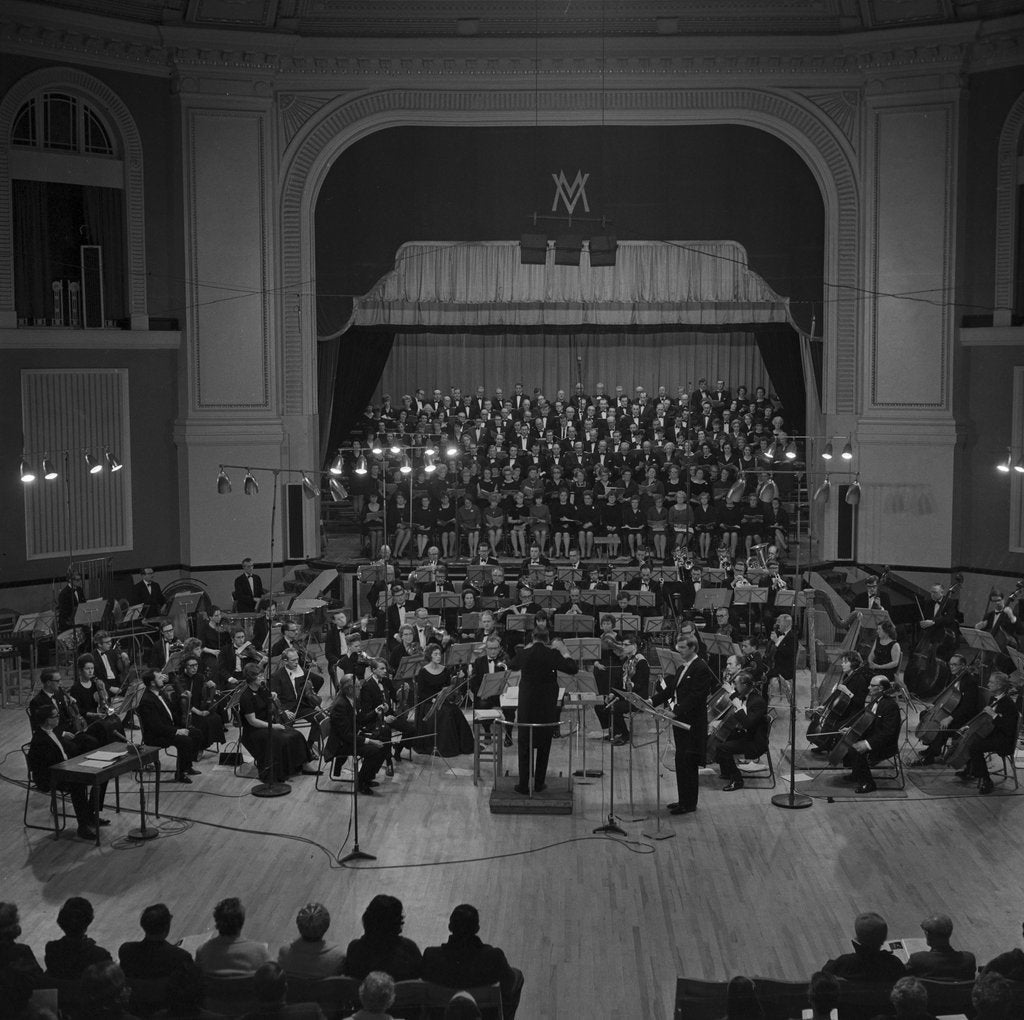 Detail of BBC Symphony Orchestra with Manx Choirs, Villa Marina, Douglas by Manx Press Pictures
