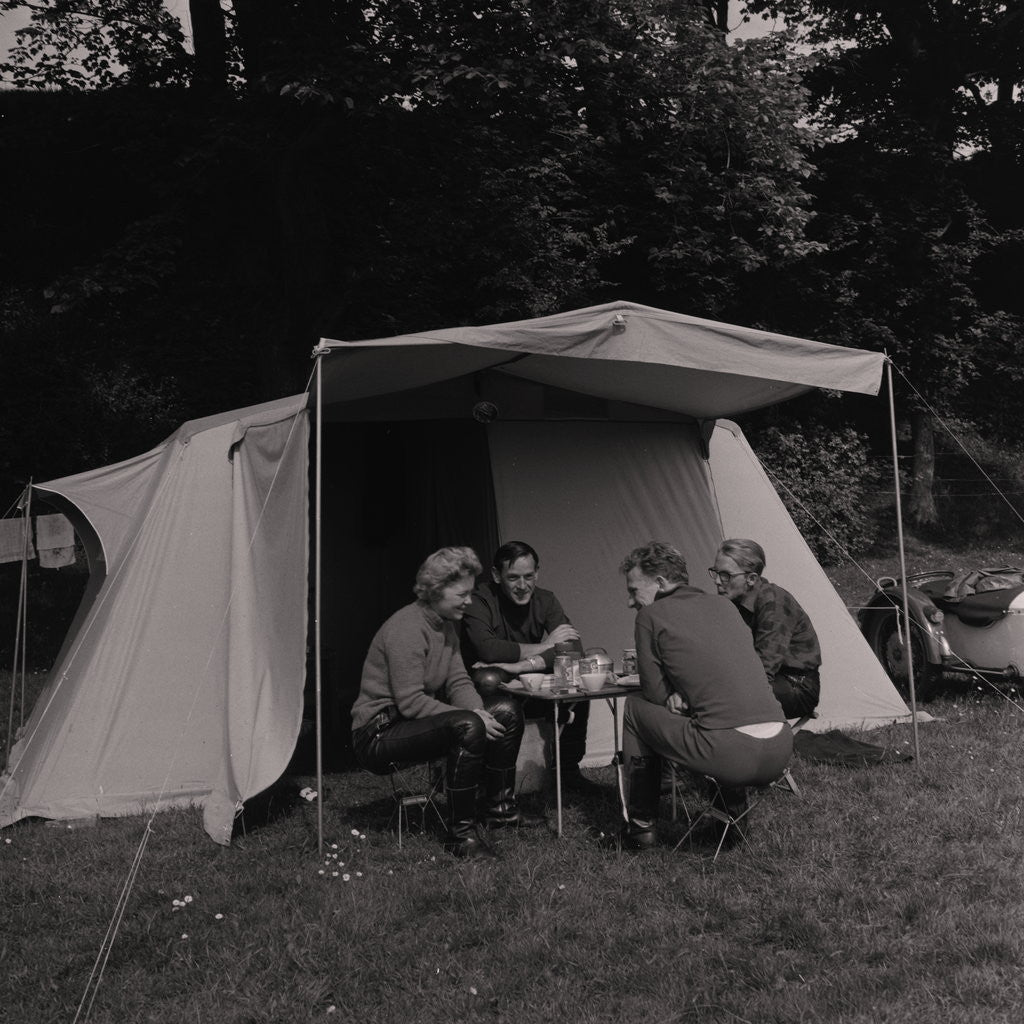 Detail of Camping by Manx Press Pictures