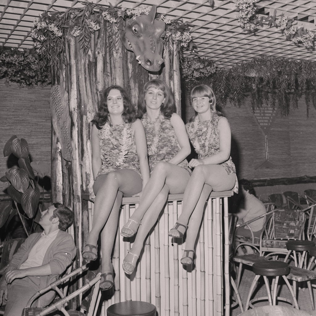 Detail of Hawaiian Bar Girls by Manx Press Pictures