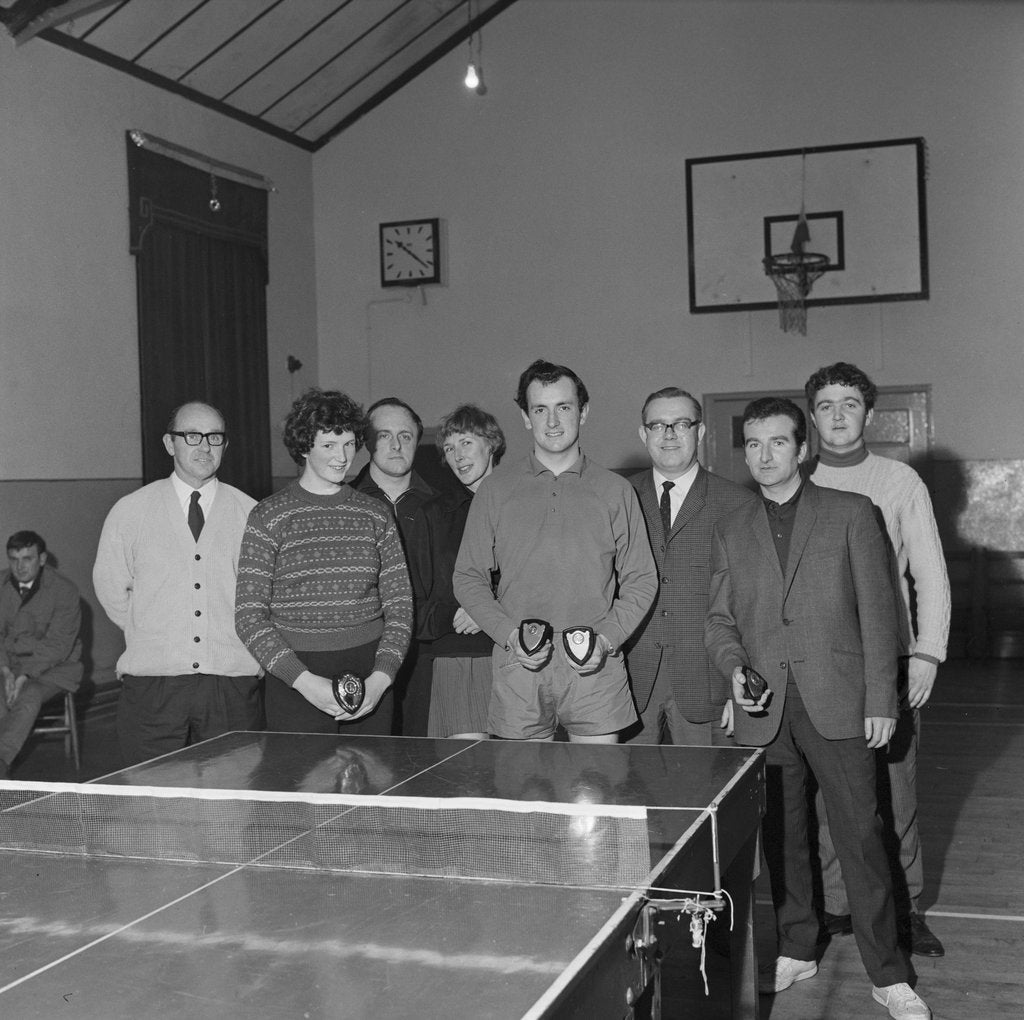 Detail of Table tennis champions, Pulrose by Manx Press Pictures