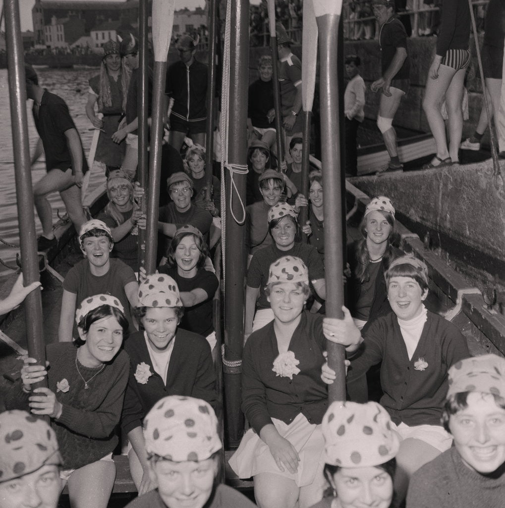 Detail of Viking Boat Race, Peel by Manx Press Pictures