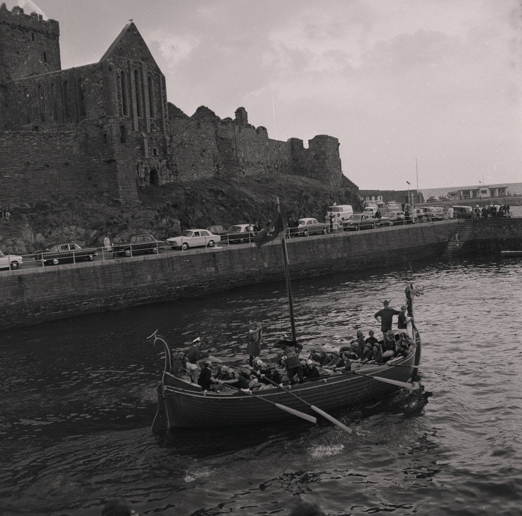 Detail of Viking Boat Race, Peel by Manx Press Pictures