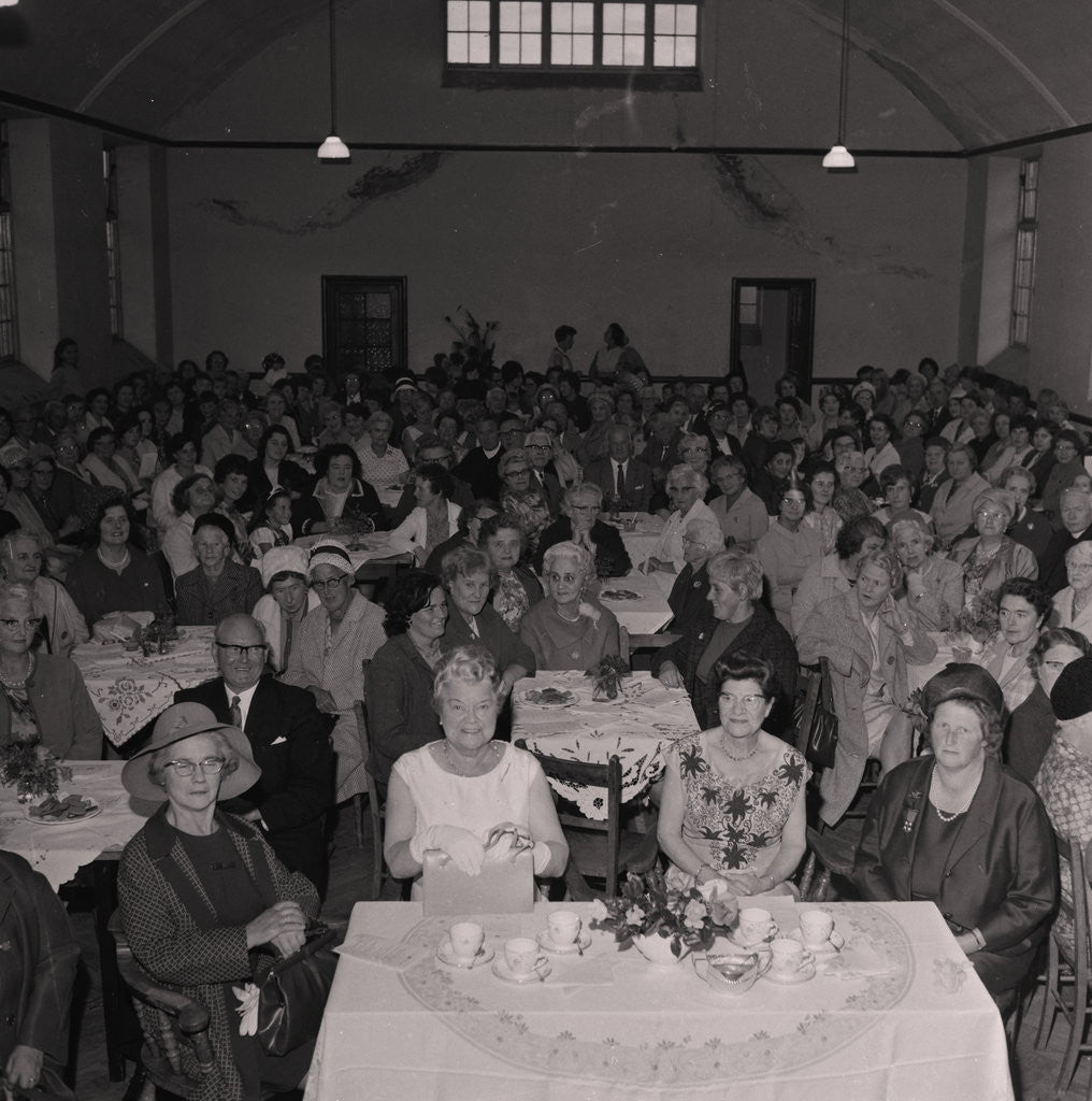 Detail of Violet Carson (played Ena Sharples in TV soap 'Coronation Street') by Manx Press Pictures