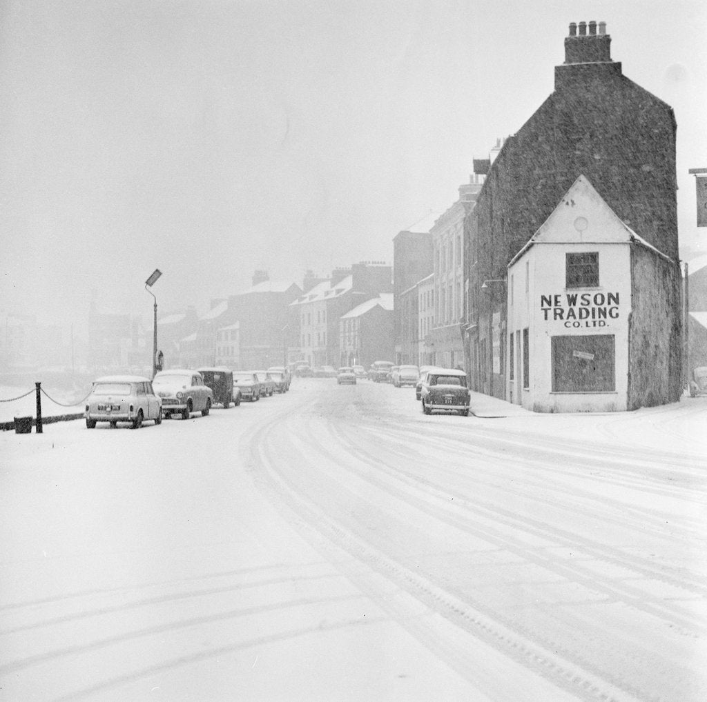 Detail of Snow, North Quay, Douglas by Manx Press Pictures