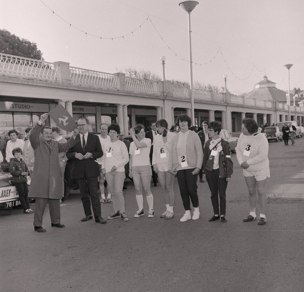 Detail of Start of the Women's Parish Walk by Manx Press Pictures