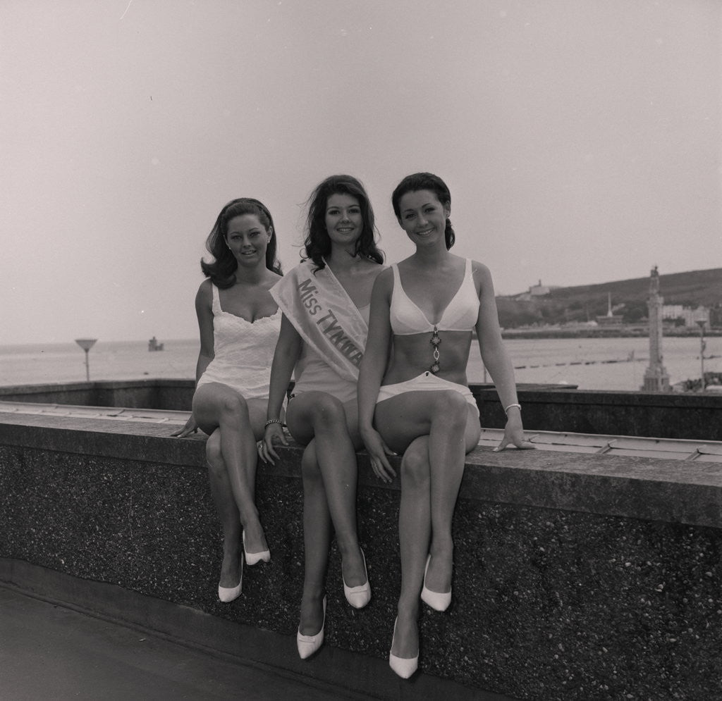 Detail of Bathing Beauty Competition by Manx Press Pictures