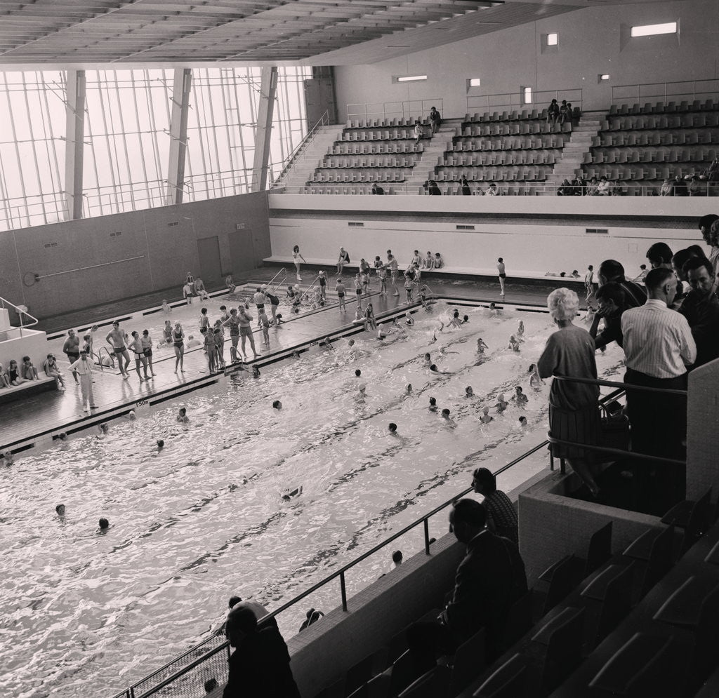 Detail of Opening of Derby Castle Baths by Manx Press Pictures