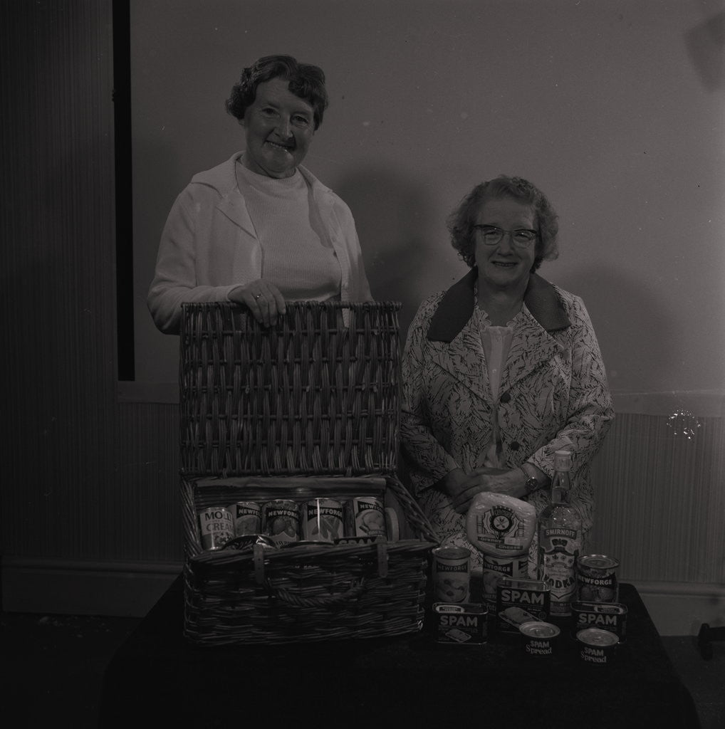 Detail of Spam Hamper' by Manx Press Pictures