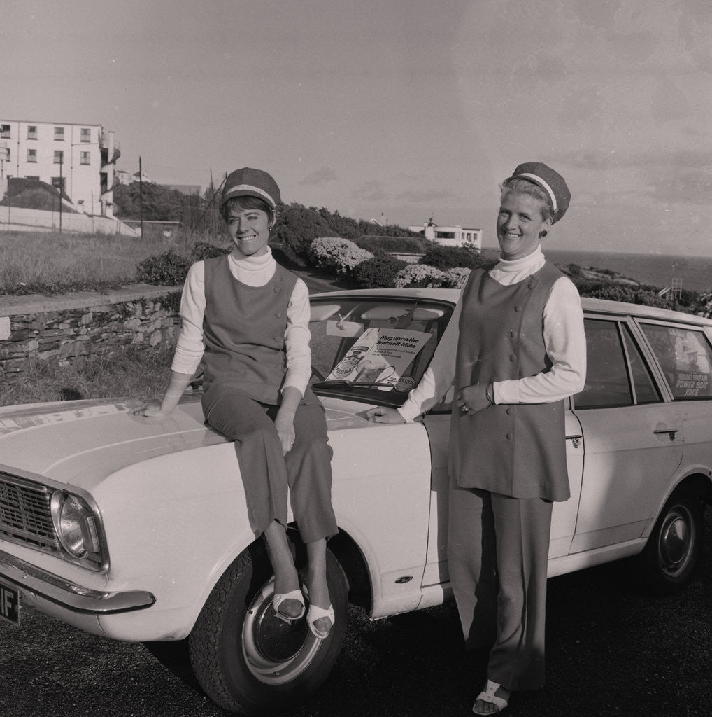 Detail of Smirnoff girls by Manx Press Pictures