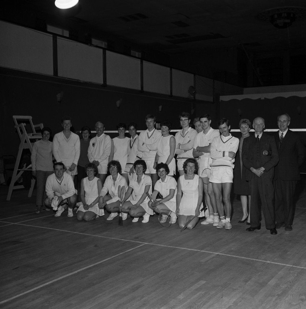 Detail of Badminton at Holiday Centre, Isle of Man by Manx Press Pictures