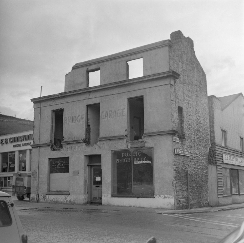 Detail of Weighbridge demolition, Isle of Man by Manx Press Pictures