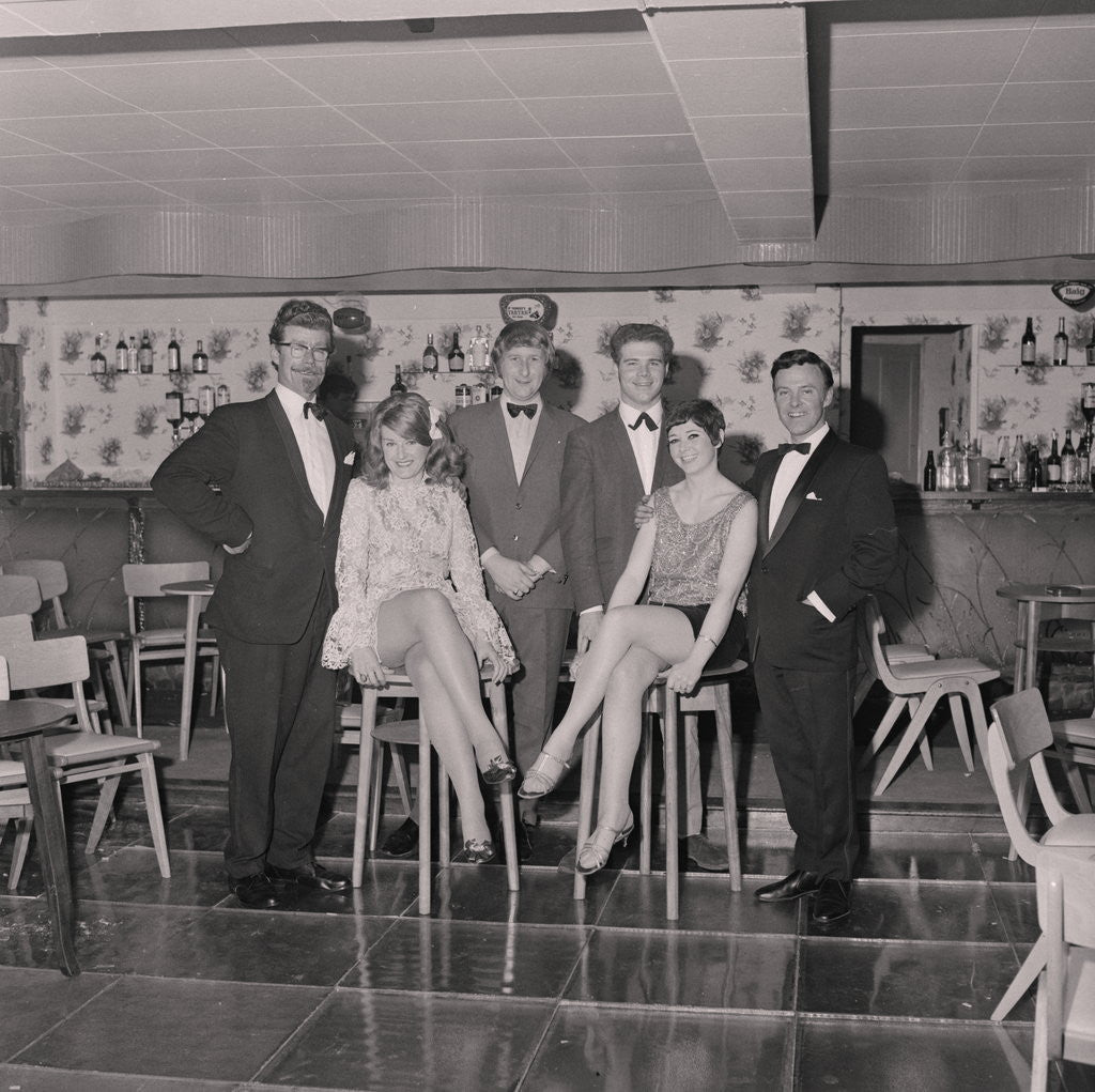 Detail of Cabaret entertainers, Beach hotel by Manx Press Pictures